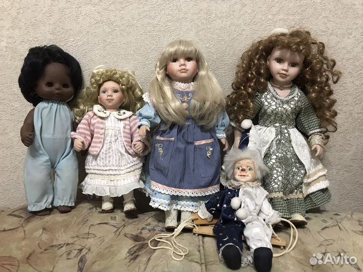 Коллекционные куклы, мягкие игрушки