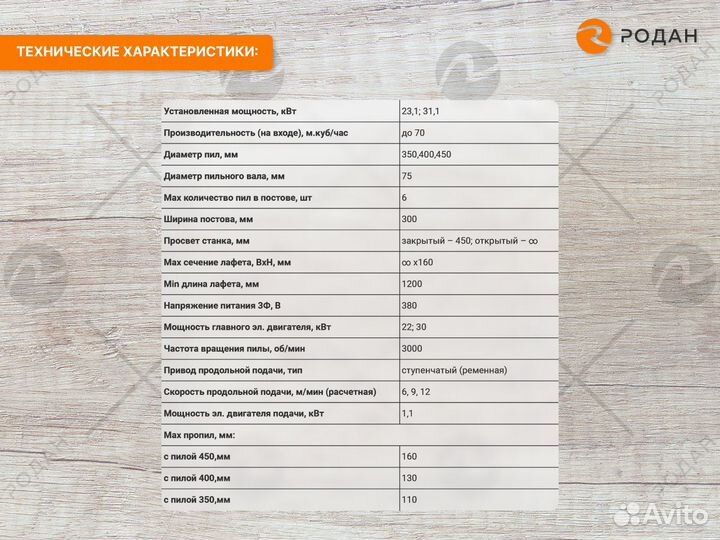 Станок дисковый многопильный Триумф-300