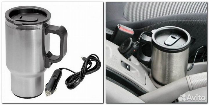 Термокружка с подогревом от прикуривателя Следопыт