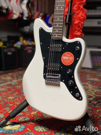 Электрогитара Squier Affinity Jazzmaster HH Белая