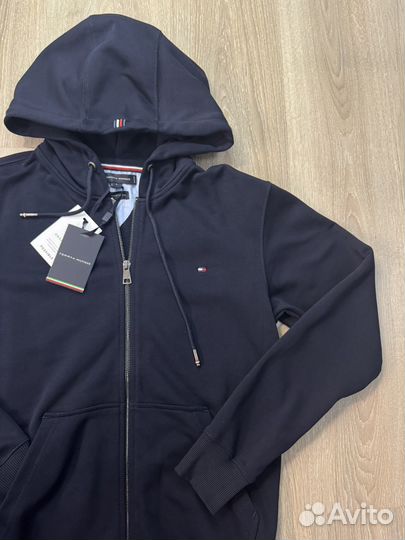 Толстовка на молнии tomy hilfiger