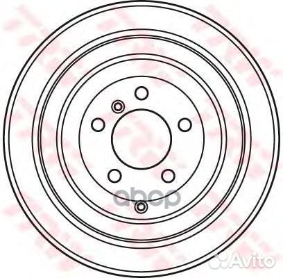 Тормозной диск DF4954S TRW
