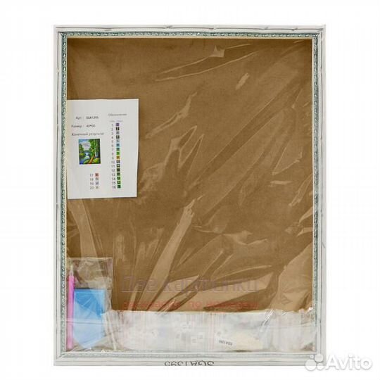 Алмазная мозаика 40x50 Букет из разноцветных роз н