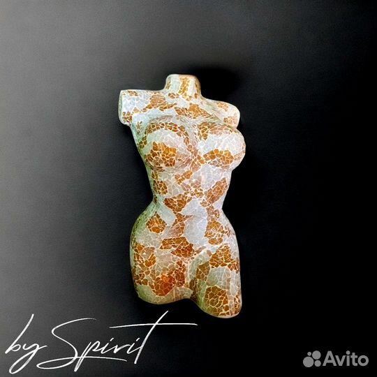 Светильник Статуя Белое Золото