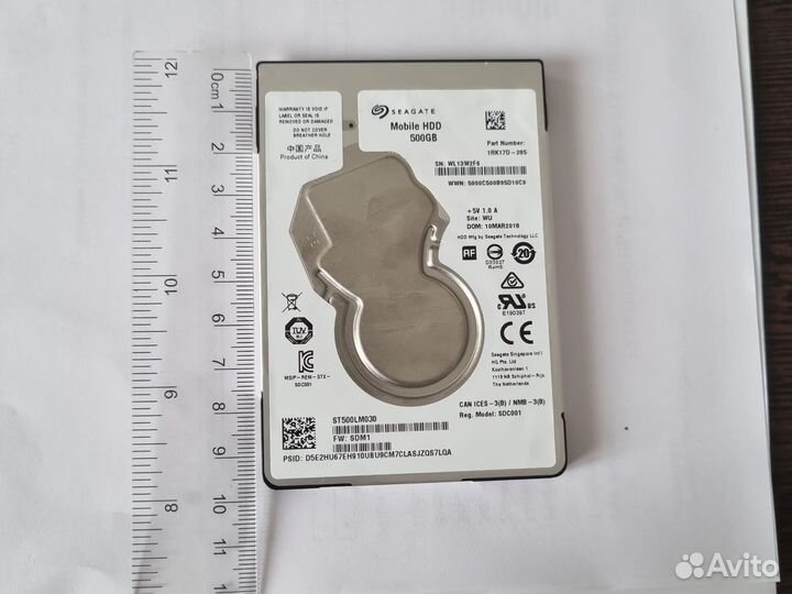 Жесткий диск Hdd 500gb для ноутбука