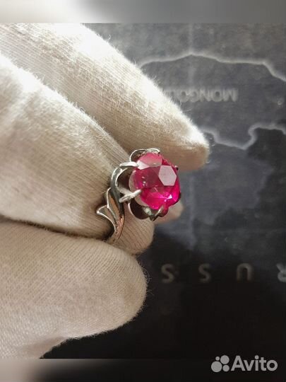 Серебряное кольцо старинное