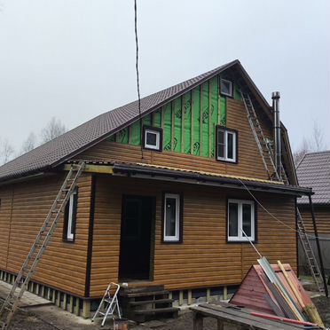 Фасадные работы сайдинг панели