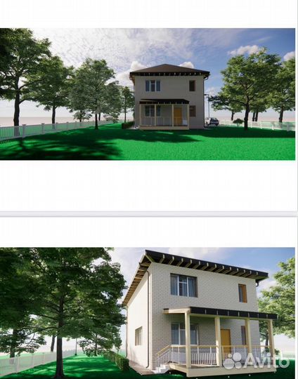 Проект двухэтажного дома