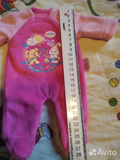 Комбинезон для куклы baby born 32 см