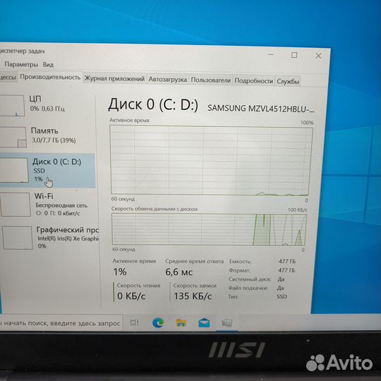 Ноутбук MSI Modern 14 C12M-230RU