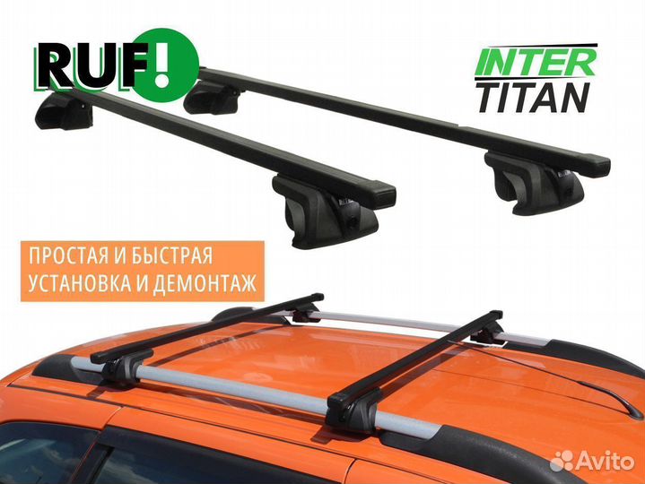 Багажник на рейлинги Honda inter titan Квадрат