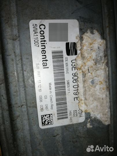 Эбу двигателем VW Polo v