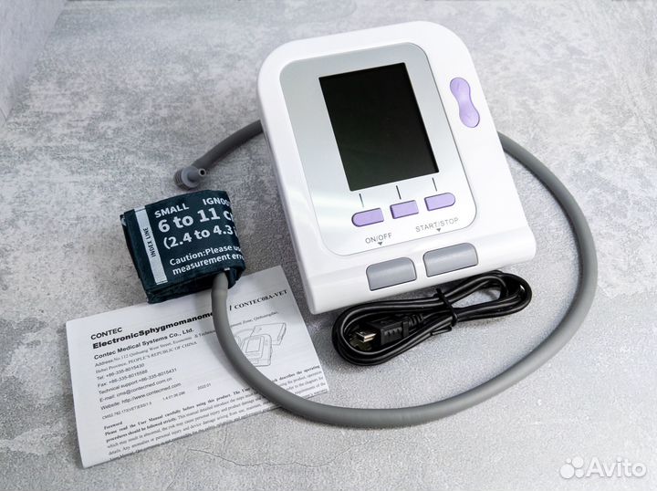 Тонометр ветеринарный для кошек и собак Сontec08