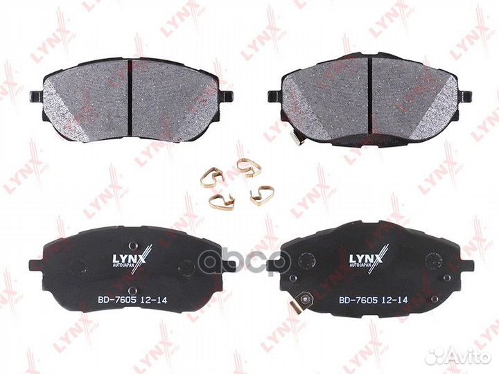 BD-7605 Колодки тормозные lynxauto BD7605 lynxauto