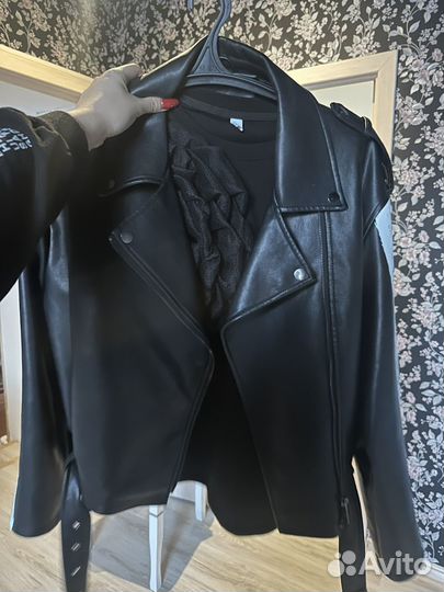 Куртка кожаная женская