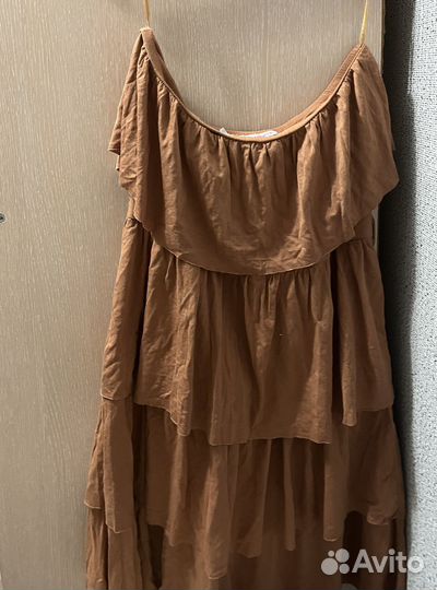 Топик платье туника с оборками