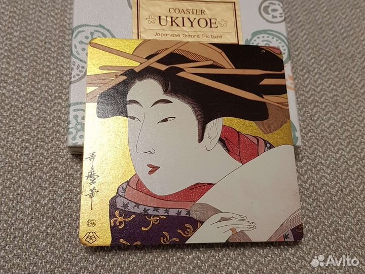 Набор подставок в стиле Укиё-э, Япония