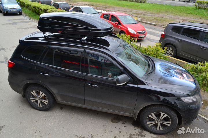 Багажник бокс на крышу Hyundai Santa Fe (2006-2012