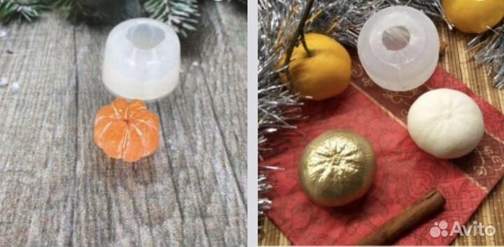 Форма молд мандарин (2 шт)