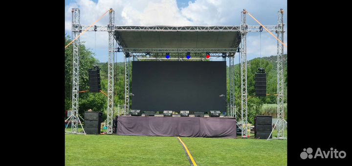 Свет, Звук, Сцена, Экраны, Спец эффекты