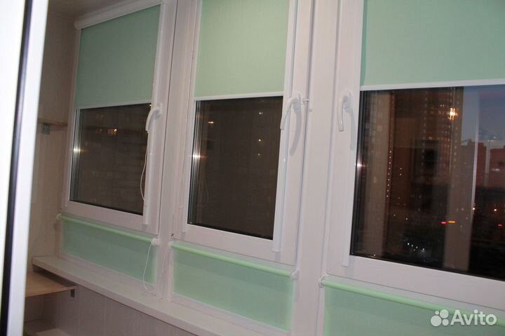 Рулонные шторы Зебра (день-ночь )