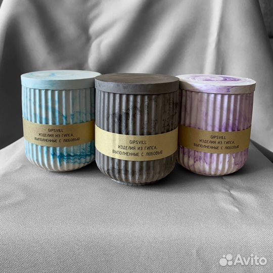 Шкатулка из гипса