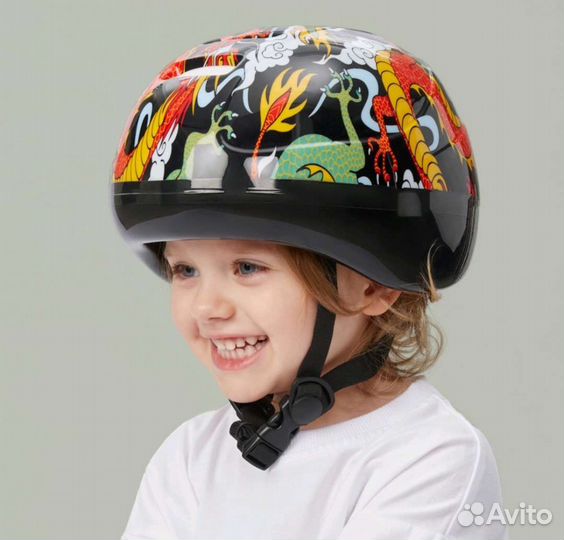 Шлем детский защитный регулируемый, 1-6 лет