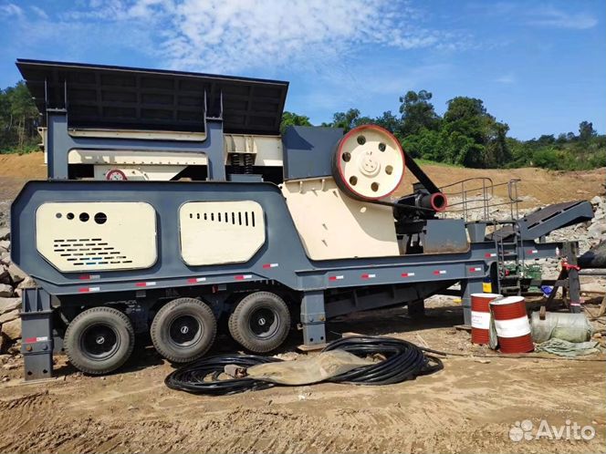 Мобильная щековая дробилка