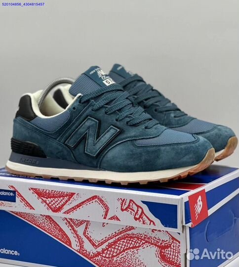 Кроссовки New Balance 574 Blue (Арт.25858)