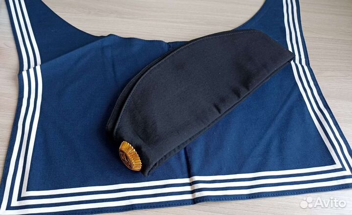 Пилотка вмф с гюйсом