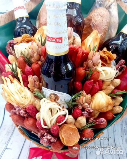 Съедобные букеты для мужчин и женщин