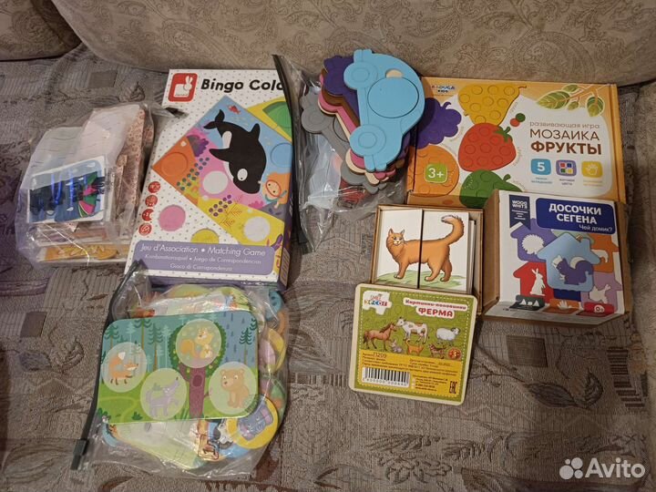 Игры для детей, мемо, бинго, досочки сегена и тд