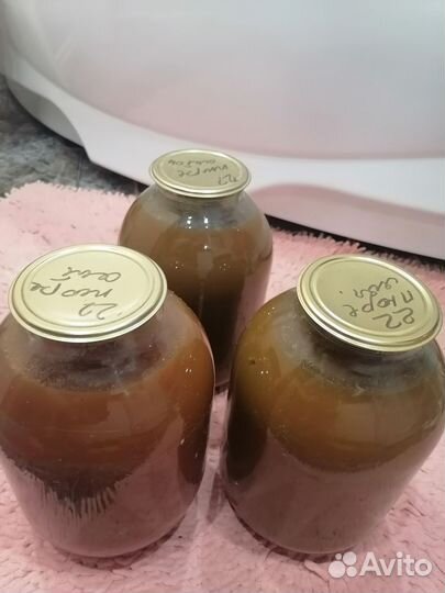 Варенье слива, пюре яблочное
