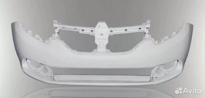 Бампер передний renault logan 2 в цвет Рено логан