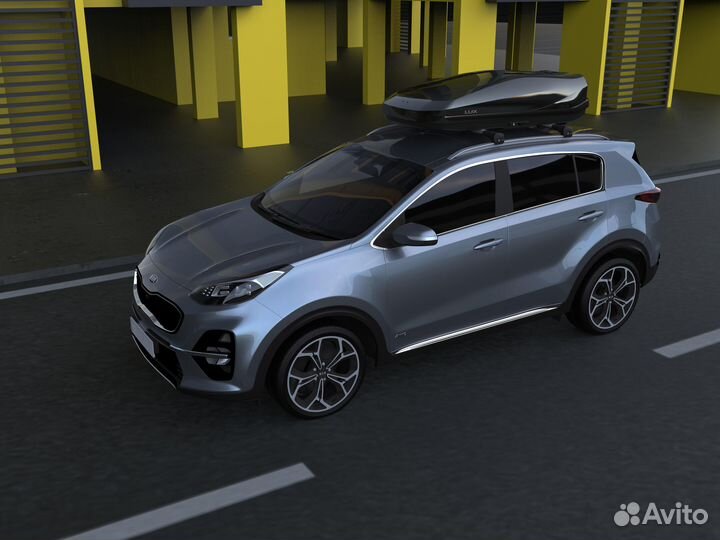 Автобокс багажник Lux для Kia Sportage