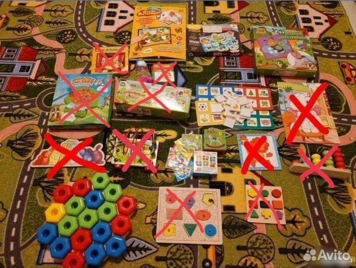 Развивающие игрушки пакетом