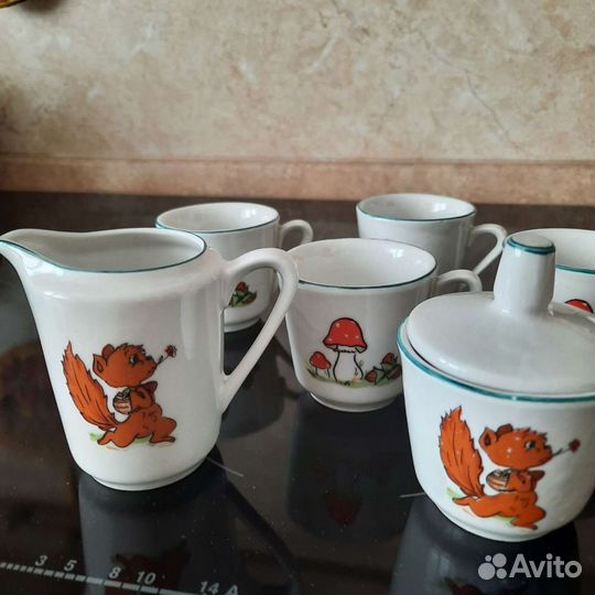 Детский чайный сервиз винтаж