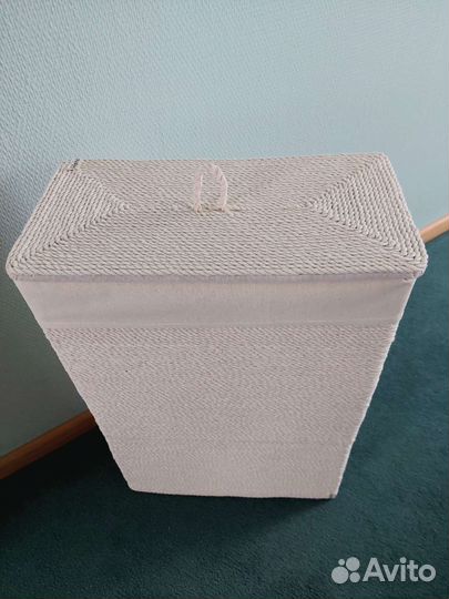 Корзина для белья и хранения, белая