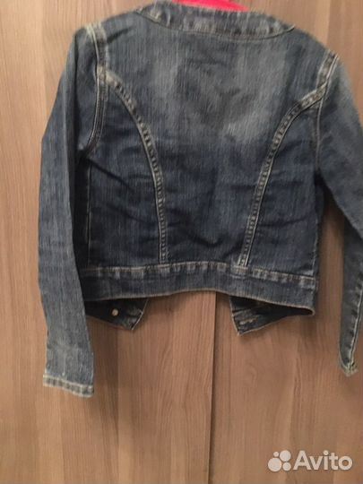 Джинсовая куртка для девочки 116