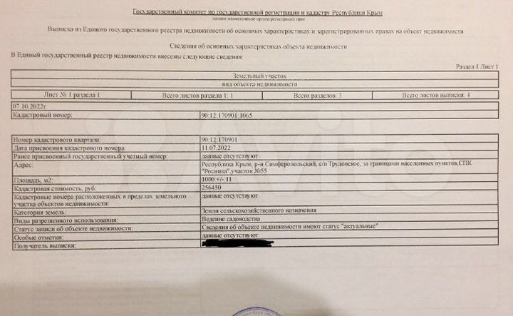 Участок 10 сот. (СНТ, ДНП)