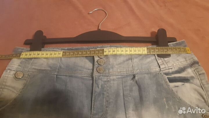 Юбка мини 46 джинс