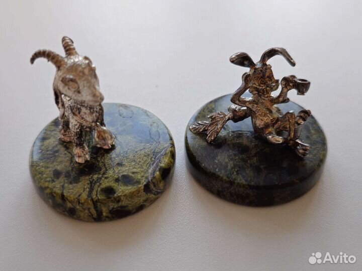 Статуэтки серебрянные серии 