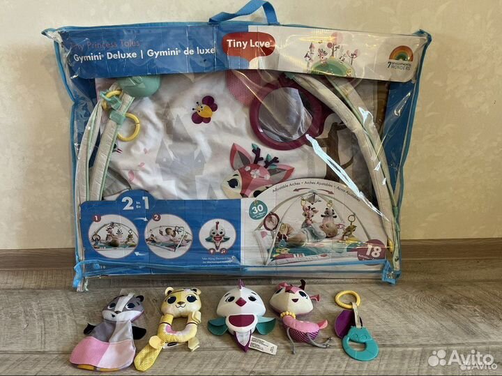 Развивающий коврик tiny love принцесса