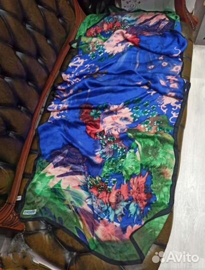 Палантин iceberg шелк гладкий креп италия