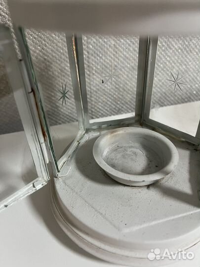 Подсвечник IKEA белый