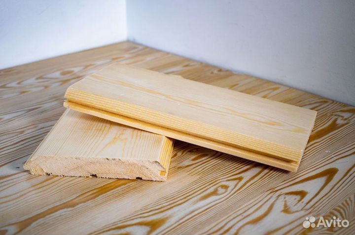 Имитация бруса сосна, 19х177 мм, Сорт ав