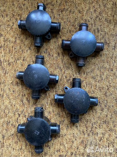 Розетки, разветвители, цоколи, тумблеры. СССР