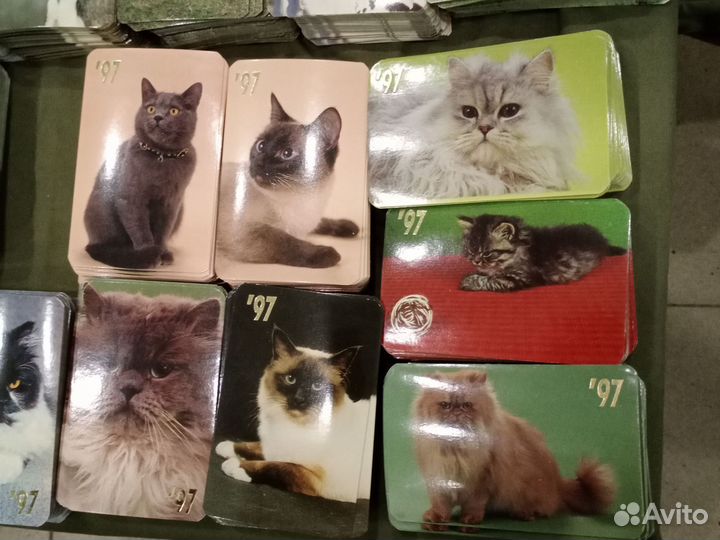 Карманные календарики с кошками и собаками