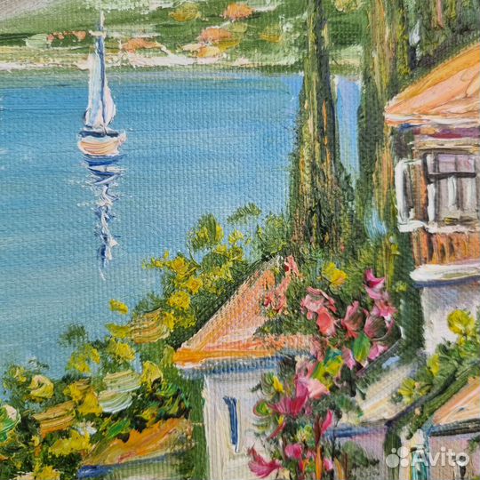 Картина маслом с крымским пейзажем Крым Ялта