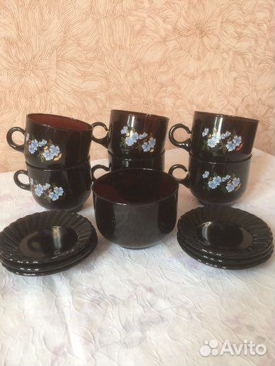 Кофейный сервиз на 6 персон, новый